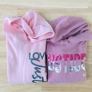 Girls Justice sweat tops